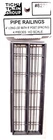 HO Scale Tichy Train 8276 3-Rail Pipe Railing