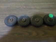 vintage tonka ford or dodge truck 4 plastic tires for parts