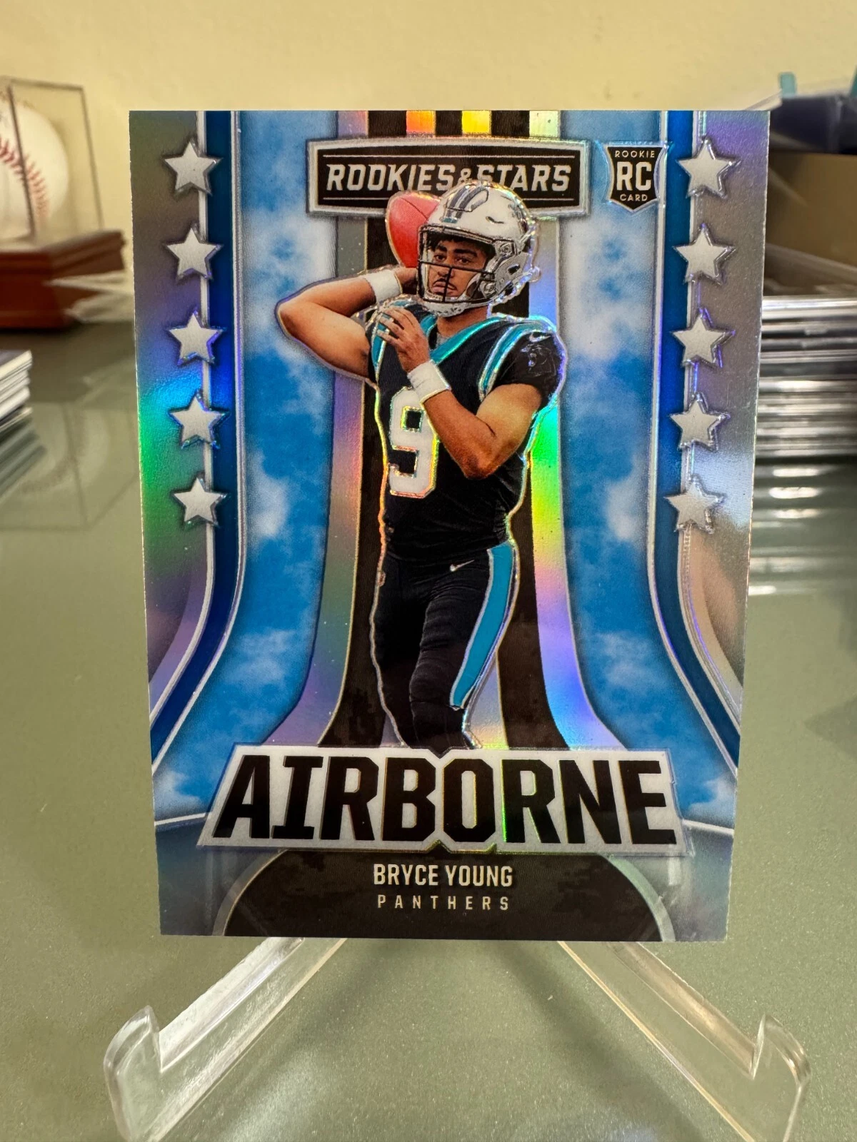 Bryce Young Panini Rookies & Stars Airborne #AI5 Silver