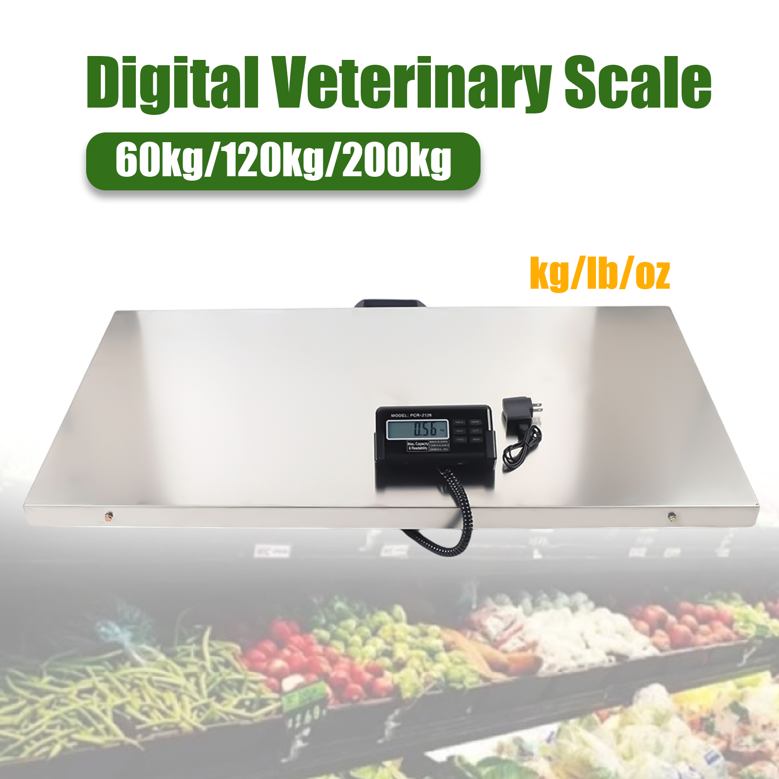 200Kg/440Lbs Dog Scale Digital Pet Scal for Large Dogs, Dog Scales for  Large Breed Platform Livestock Scale