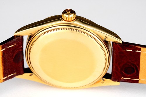 Mens Rolex 14K Yellow Gold Date Watch Gold Champagne Mosaic Dial 1500 - Picture 8 of 8