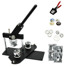 ChiButtons KIT 32mm Button Maker-B400 Round Mould 200 Pin Parts Handling Cutter