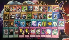 YUGI MOTO DUELIST KINGDOM DARK MAGICIAN MIRROR FORCE GAIA DRAGON YUGIOH DECK