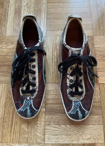 Marc Jacobs Greenwich Multicolored Snake-Print Low