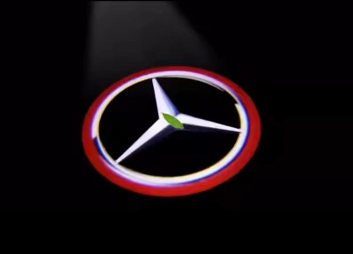 2 LUCI LED LOGO PER MERCEDES benz PORTIERE SOTTOPORTA A B C E M GL AMG - Bild 26 von 29