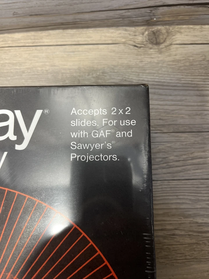 GAF Rototray 100 Bandeja Diapositiva para Fotos 2X2 Diapositivas GAF y Proyectores Sawyer NUEVO SELLADO Foto 4 de 4