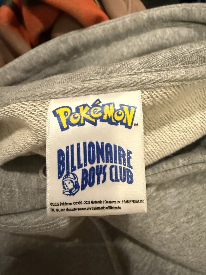 Billionaire Boys Club x Pokemon Pikachu Starfield Hoodie Size L Lightly Used - Image 4 of 4