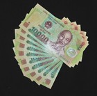 10 pcs x VIETNAM 10000 (10,000) Dong P-119 , Polymer, UNC Currency