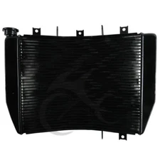 Black Radiator Engine Cooler Fit For Kawasaki Ninja ZX6R ZX636 ZX6RR 2005-2006