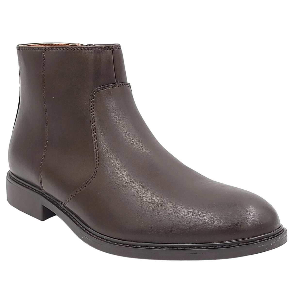 Karl Lagerfeld Mens Size 12 Chelsea Boots Cognac Side Zip **BROKEN TAB** Frye Men main image 3