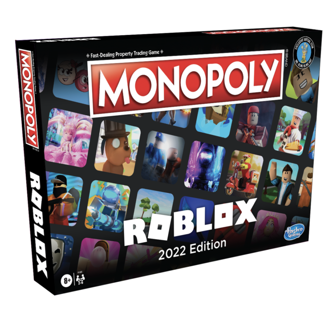  MONOPOLY: Roblox 2022 Edition Board Game, Buy, Sell, Trade  Popular Roblox Experiences [Includes Exclusive Virtual Item Code] : Toys &  Games