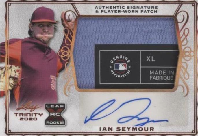 Is1 Patch 2020 Leaf Trinity - Patch Autograph Ian Seymour #PA-IS1 (AU, MEM, RC ...