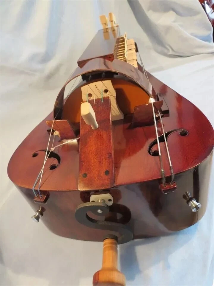 Hand Made 6 strings 24 keys Hurdy Gurdy,Whole Maple wood#2 - Image 3 of 4