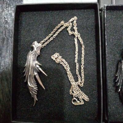 FF7 ブラックシルバーペンダント＜Sephiroth＞ Final Fantasy VII Sephiroth Silver / Black Silver 925