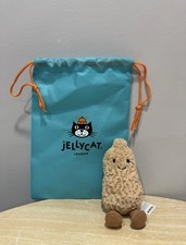 AUTHENTIC Jellycat Amuseables PEANUT New With All Tags And Dust Bag