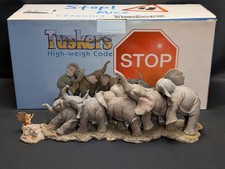 Tuskers Stop Mice Crossing Limited Edition Neu in Box Groß Selten Sammlerstück