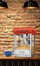 *NEW IN BOX* Great Northern Popcorn 8oz Popcorn Machine Popper (Red) 83-DT5586