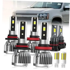 light Bulbs, 9005 High Beam H11 Low Beam H16 Fog For 2007-2014 Chevy Tahoe