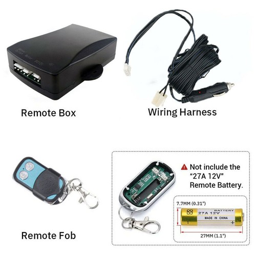 2.5 inch Double Electric Exhaust Single Valve Kit Control Valve w/ Remote Switch - Picture 7 of 16