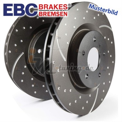 EBC Turbo Groove Sportbremsscheiben vorne für Nisan Primare Hatchback P10 90 >>
