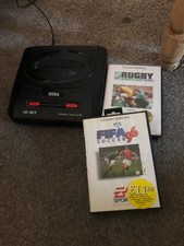 Sega Mega Drive II Console - Black - No Controller - 2 Games