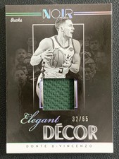 Donte Divincenzo 2018-19 Panini Noir Elegant Decor Materials Jersey /65 #ED-DDV