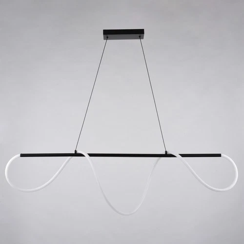 Vaxcel Lighting H0303 58"W LED Linear Chandelier - Black - Picture 4 of 11