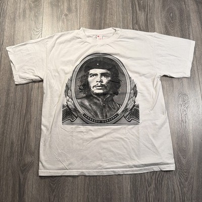 Vintage Ernesto Che Guevara Engraving Bertold Brecht Quote T-Shirt Size XL White