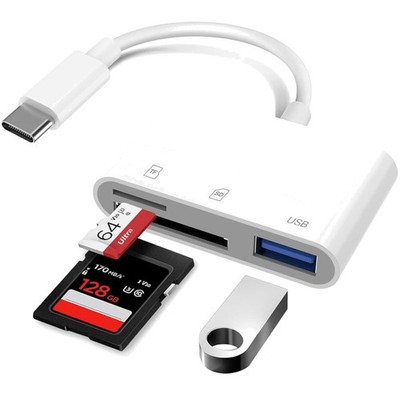 SD Kartenleser, USB C SD Card Reader, Micro SD Adapter, Fotografie, Hochgesch...