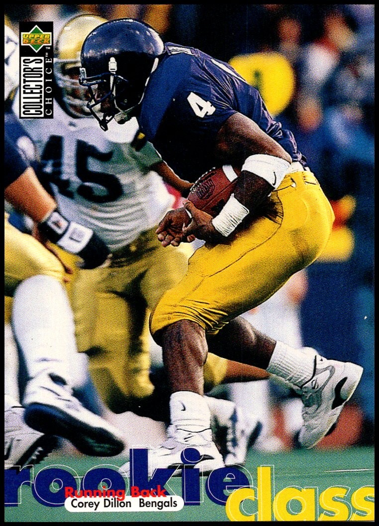1997 UD Collector's Choice #34 Corey Dillon - Rookie RC FREE SHIPPING!