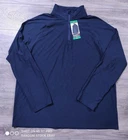Gerry Active Shirt Adult X-Large Blue Quarter Zip Long Sleeve Pullover Mens