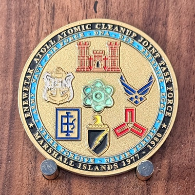 #ad Enewetak Atoll Marshall Islands Atomic Cleanup Task Force Challenge Coin 1#42 $43.96