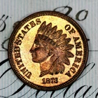 * 1873 CLOSED 3 * PRISTINE++ GEM PROOF INDIAN HEAD PENNY * FROM COLLECTION