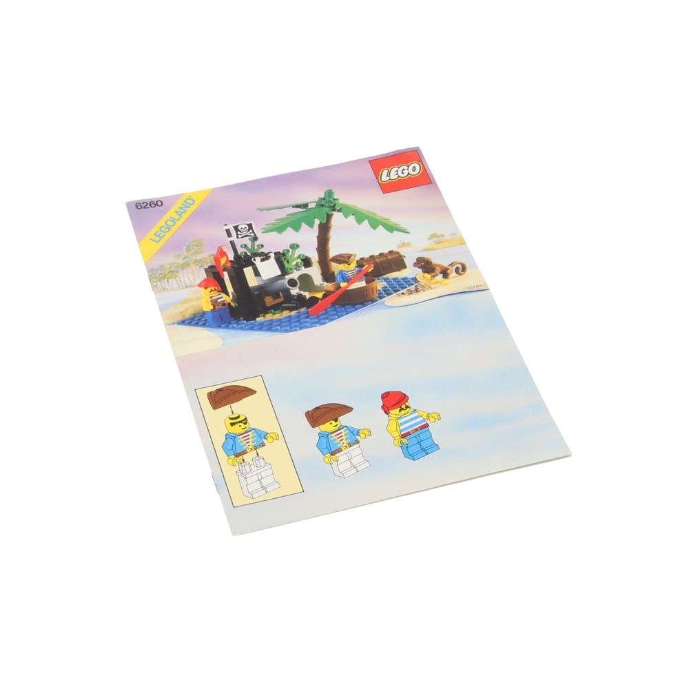 1x LEGO Building Instructions Book Pirates 1 Shipwreck Island 6260