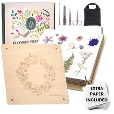 Extra Large Flower Press Kit  11"x11" 10 Layers Wooden Large, Wood