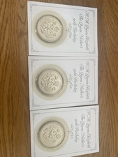 H M Queen Elizabeth the Queen Mother's 90th Birthday &pound;5 Coin, Uncirculated x 3