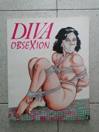Aa. Vv. - DIVA OBSEXION - Fotografie e fumetti x adulti- 1991 Glittering Images 