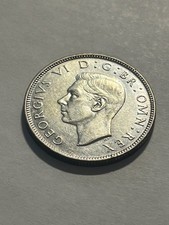 1944 Great Britain Two Shillings/Florin/Silver/XF++ #1766