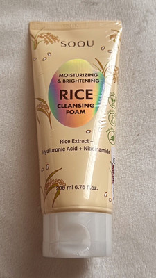 SOQU Rice Cleansing Foam Moisturizing Brightening Rice Cleansing Foam BN Sealed