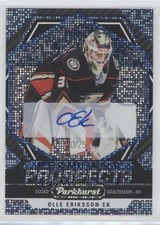 2023-24 Upper Deck Parkhurst Blue Achievement 20/25 Olle Eriksson Ek Auto 1u6