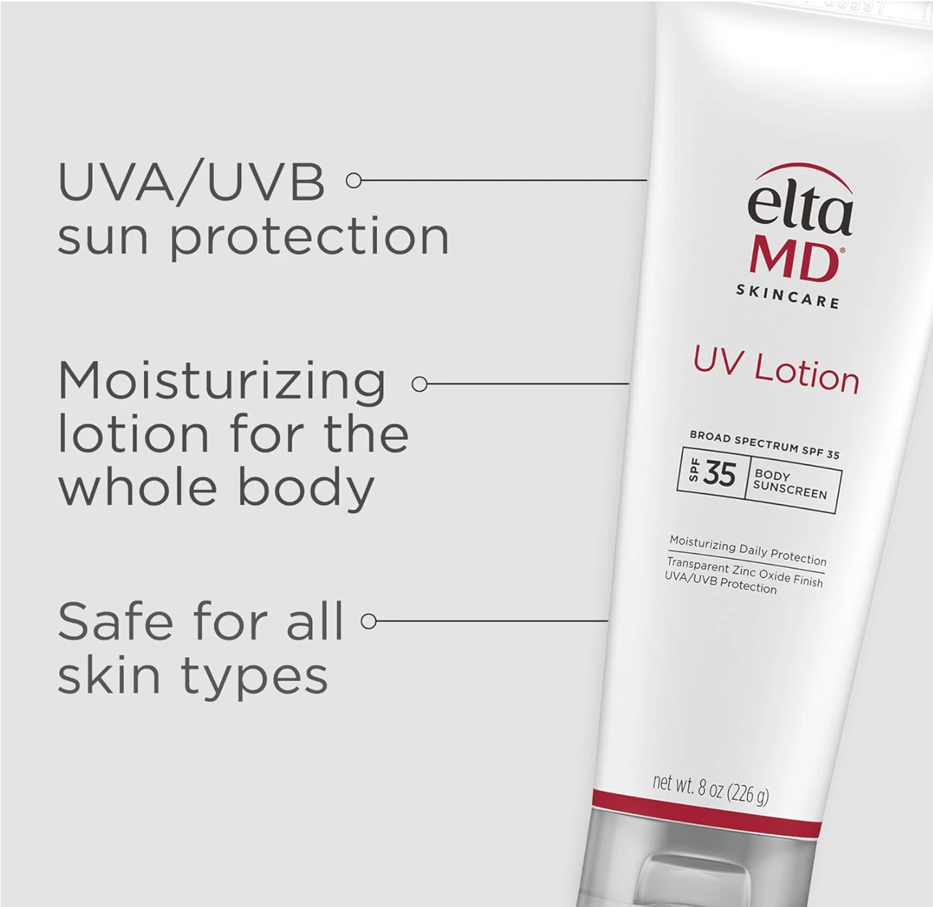 EltaMD UV Lotion SPF 35 cap crack shown in photo