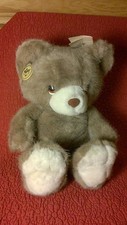 Vintage 15" Russ Caress Soft Pets LOVE BEAR tan brown plush stuffed animal w/tag