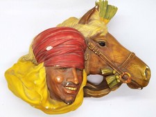 TESTA IN GESSO DI BOSSONS  LORDS OF THE DESERT  1962 FIRMATA INGHILTERRA