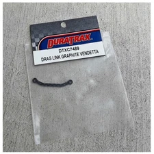 Vintage RC Car Duratrax DTXC7489 Drag Link Graphite Vendetta Old Stock