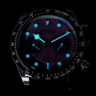 Sugess S457.T Power Reseve ST1907 BB Chrono Mechanical Mens Watch