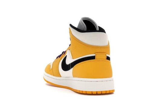 Größe 12 - Jordan 1 Mid Lakers 2019 - Bild 4 von 4
