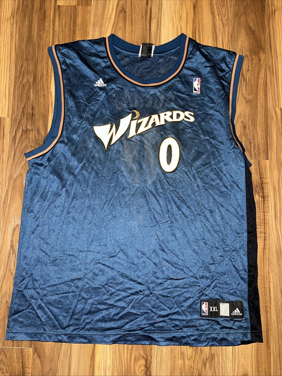 00sレア　Washington Jersey Replica Golden XL 2006-09 SGA 3/5 Wizards Washington 2026 ギルバート・アリーナス　XXL Wizards ウェア