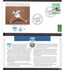 Atlanta 1996 Olympic Games First Day Covers FDC.Fiji Stamp.1992 Spain.Tennis