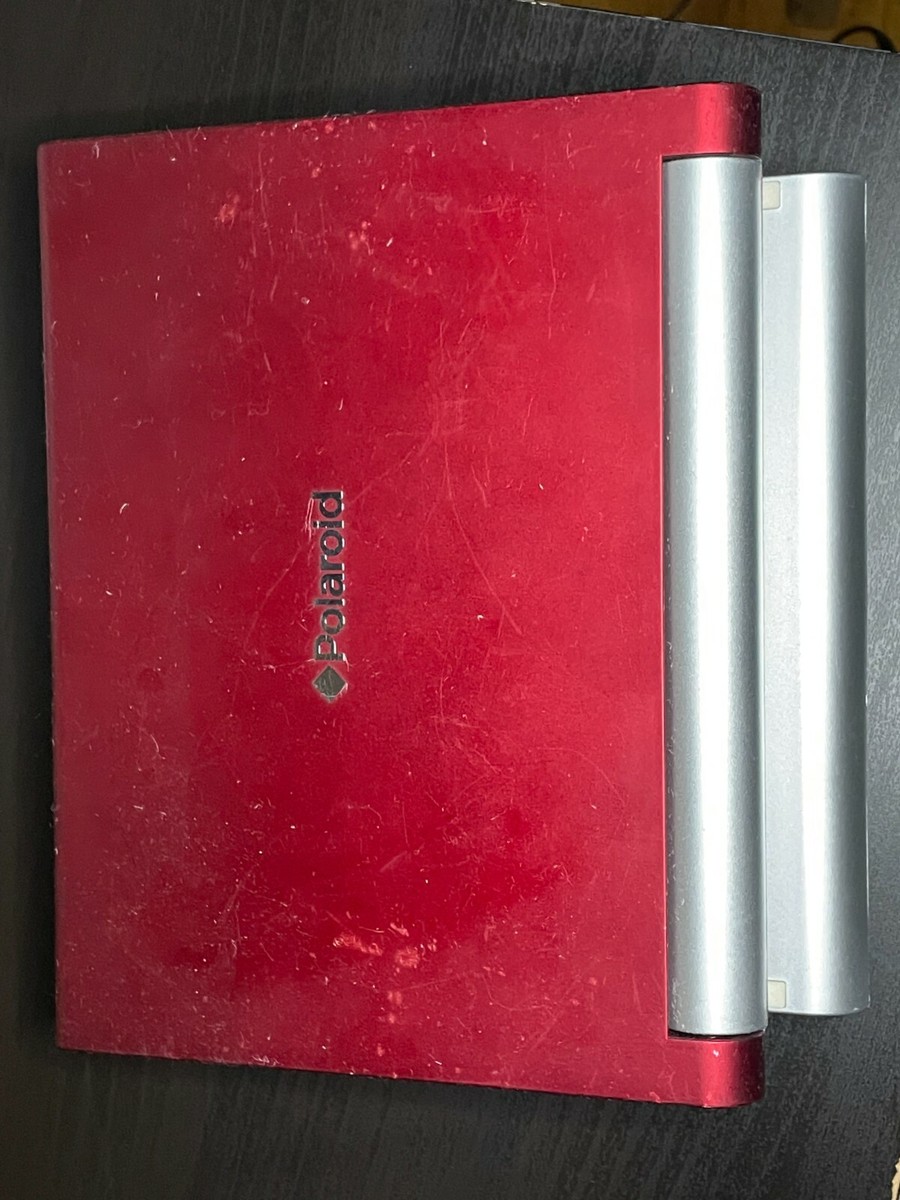 Polaroid Portable DVD Player PDX-0073 Red 2006 CD Disc Player