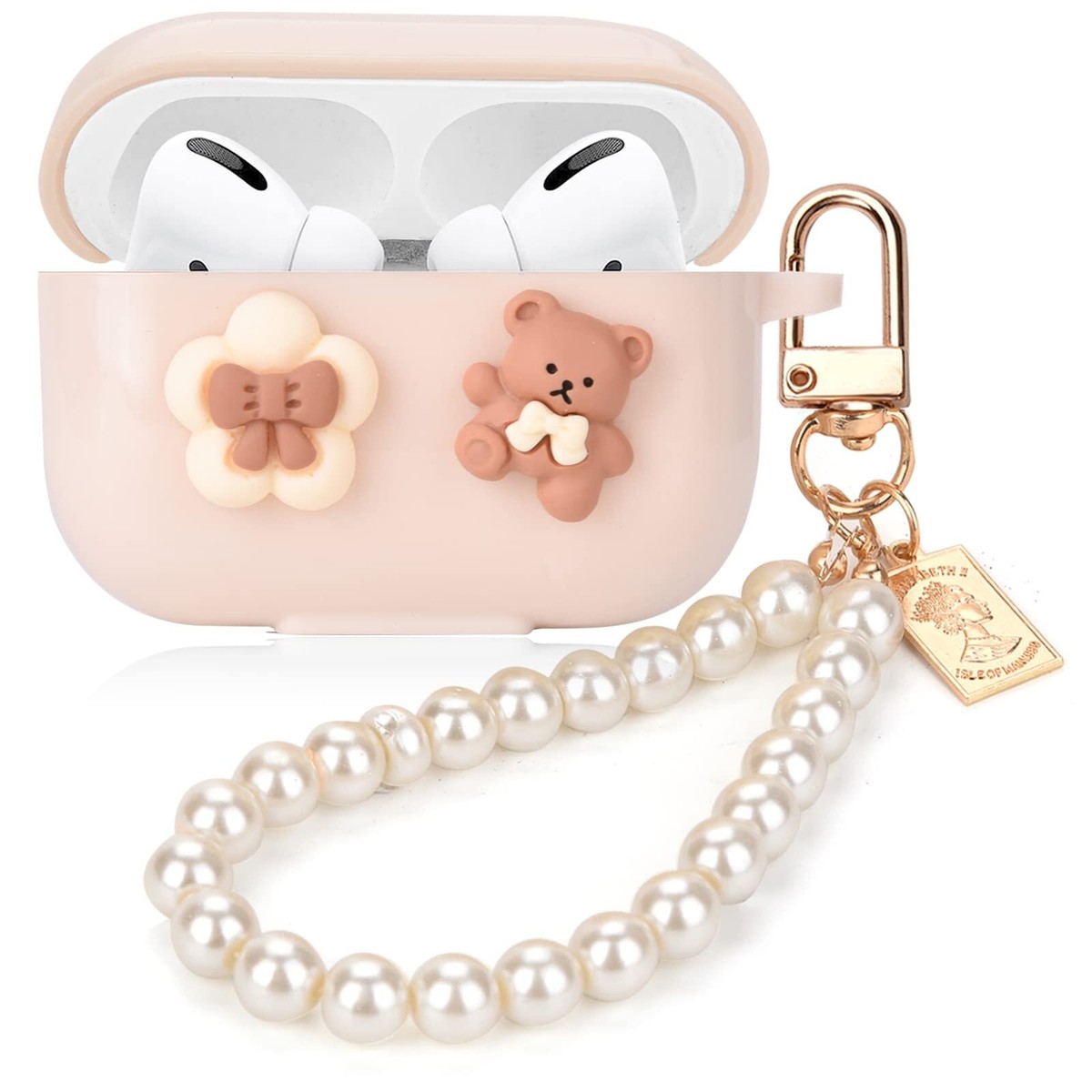 Cute Kawaii AirPods Pro Case for Women and Girls, Aesthetic Cute Kawaii AirPods Pro Case for Women and Girls, Aesthetic